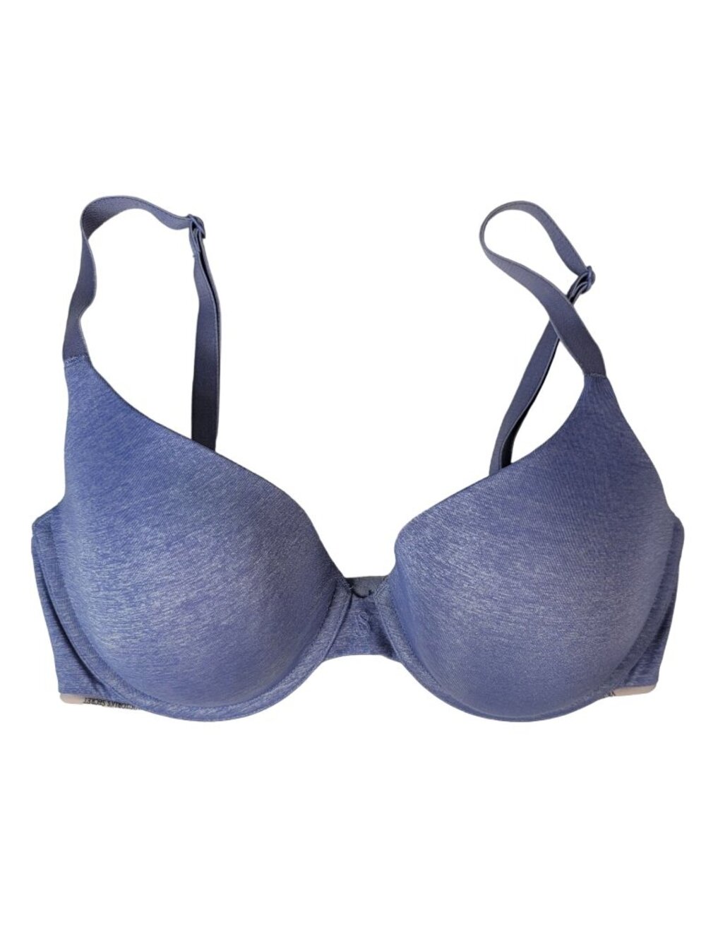 Victoria's Secret Uplift Semi Demi Underwire Bra Purple 32DD Seamless Adj Molded